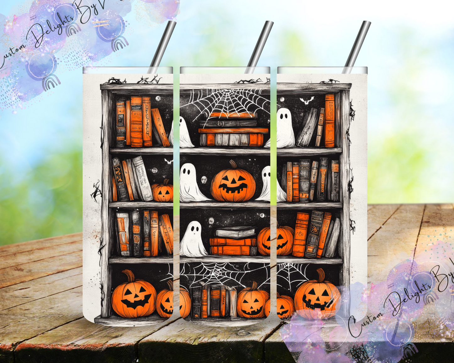 PUMPKIN ON A SHELF